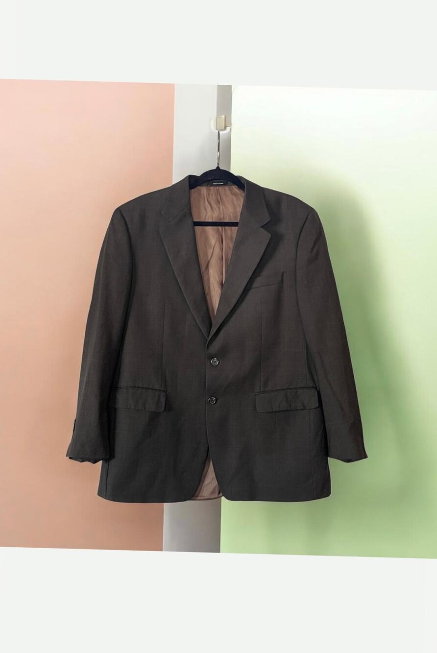 Ralph Lauren Men’s Wool Suit Jacket Size 42R Brown Blazer Coat